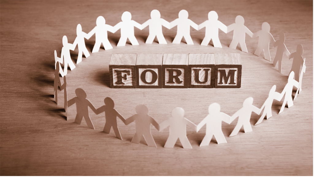 Logo for a forum