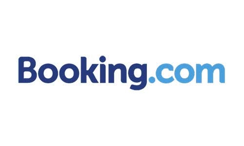 The logo of Booking dot com