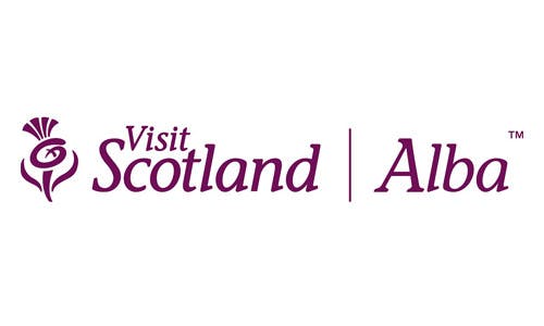 The logo for Visit Scotland